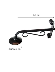 Lampione campagna in rame per statue da 25-30 cm 2