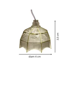 Rustic pendant lamp for 30 cm Nativity figures 2