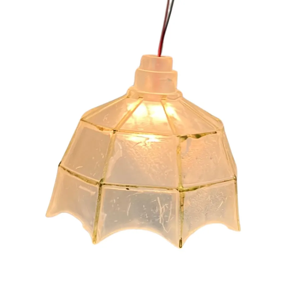 Rustic pendant lamp for 30 cm Nativity figures