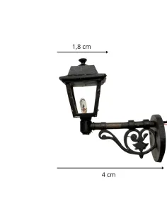 Lanterna da muro per statue da 12-15 cm 2