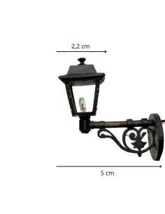 Lanterna da muro per statue da 20 cm 2