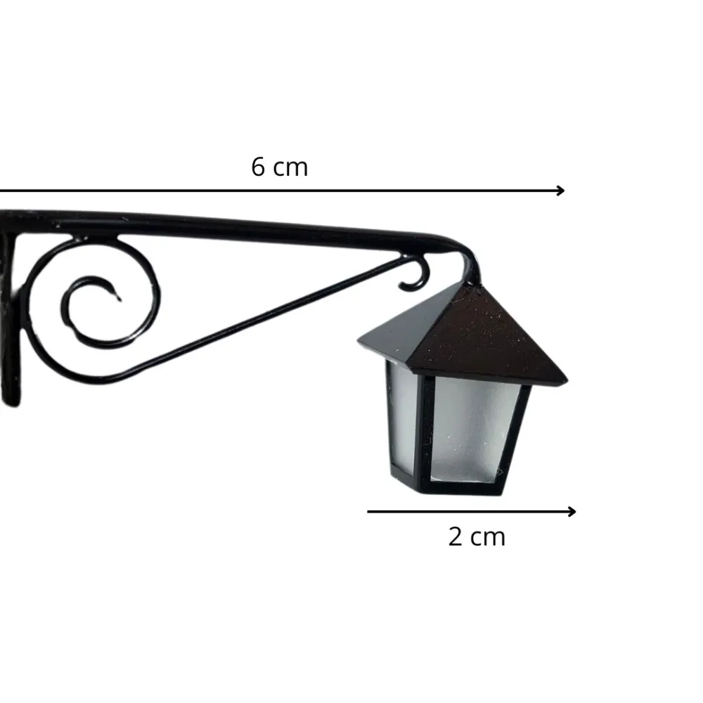 Copper wall lantern for 20 cm Nativity figures