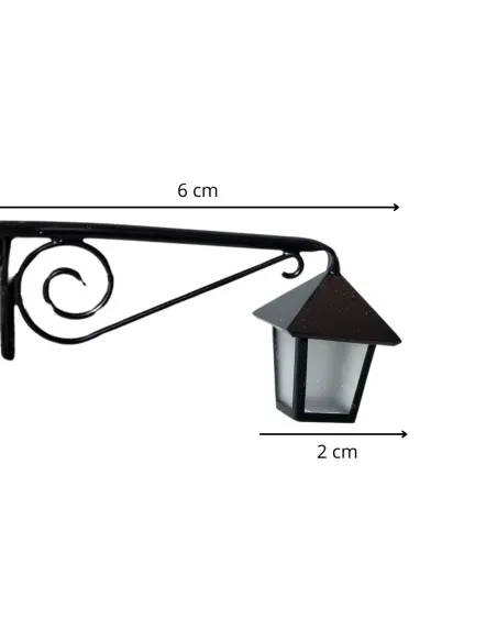 Copper wall lantern for 20 cm Nativity figures