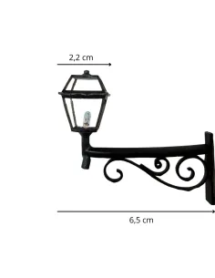 Lanterna da muro per statue da 30 cm 2