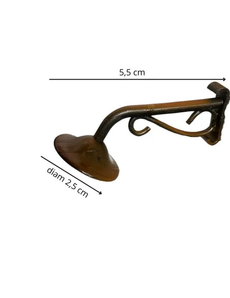 Lampione da muro antichizzato per statue da 20 cm