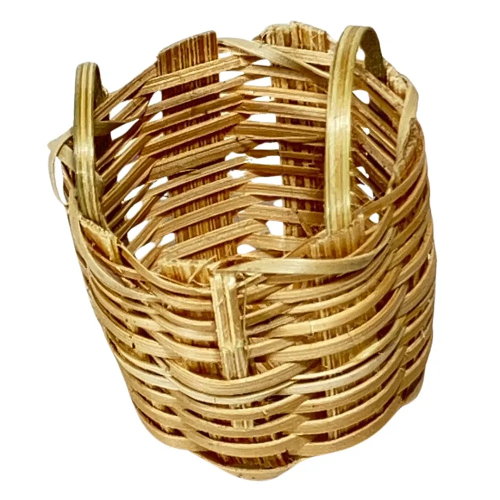 Double-Handled Wicker Basket for 15 cm Nativity Figures