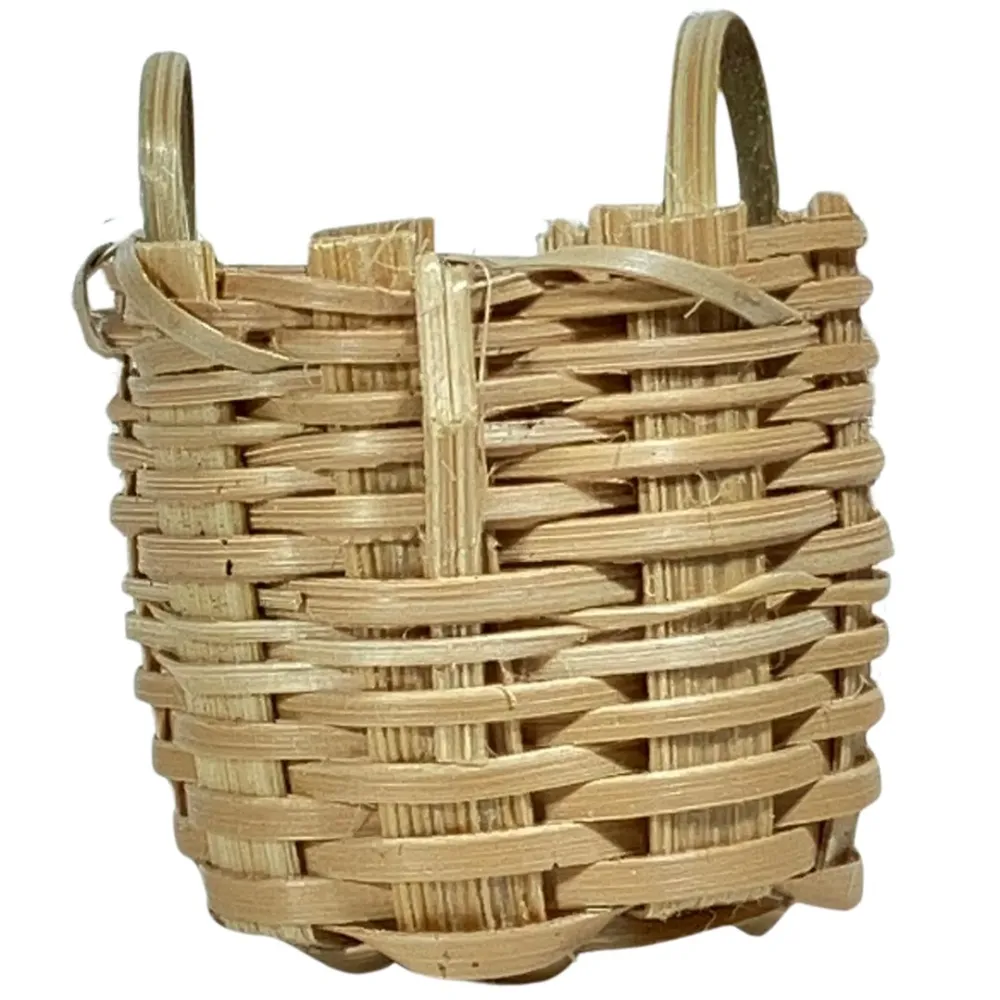 Double-Handled Wicker Basket for 15 cm Nativity Figures