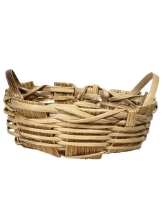 Oval Double-Handled Wicker Basket for 15–20 cm Nativity Figures 2