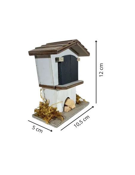 Oven with Battery-Powered LED for 10–12 cm Nativity Figures