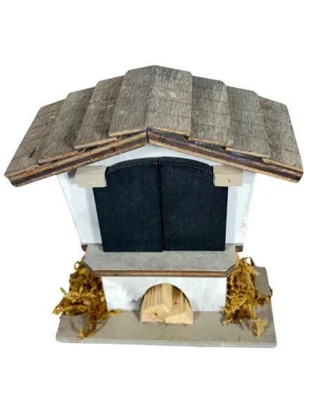Oven with Battery-Powered LED for 10–12 cm Nativity Figures