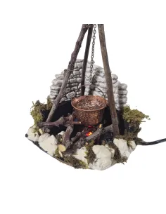 Paiolo effetto bollitura per statue da 20-30 cm