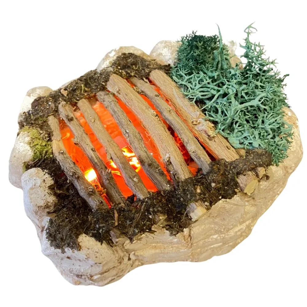 Rustic Brazier for 12–20 cm Nativity Figures