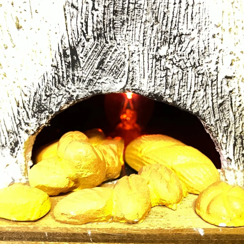 Oven with Bread for 12 cm Nativity Figures