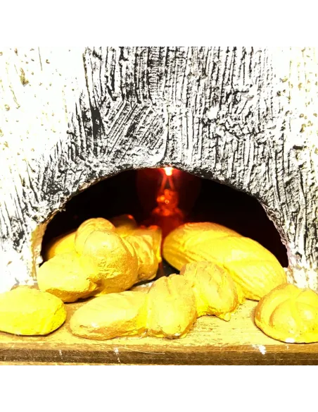 Oven with Bread for 12 cm Nativity Figures