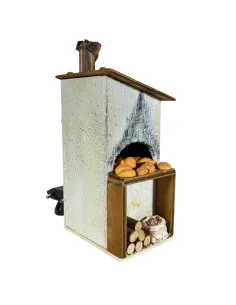 Forno con pane per statue da 12 cm