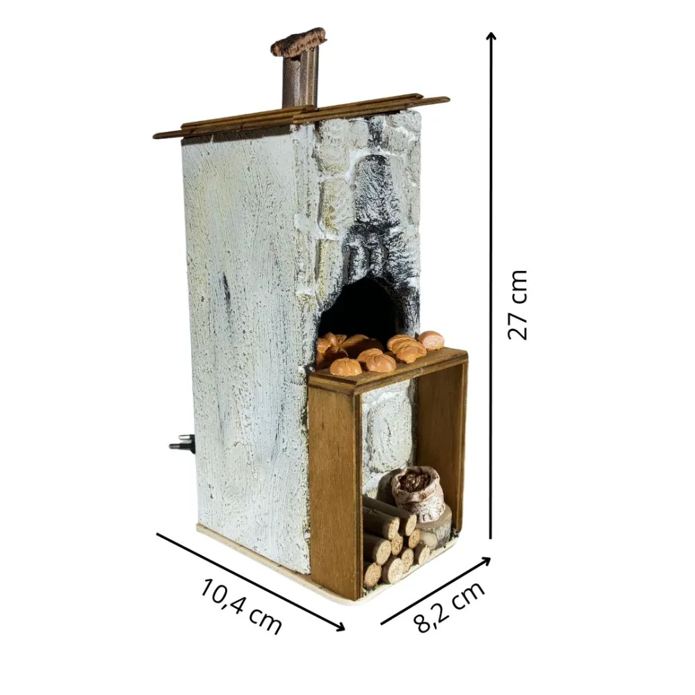 Oven with Bread for 15 cm Nativity Figures