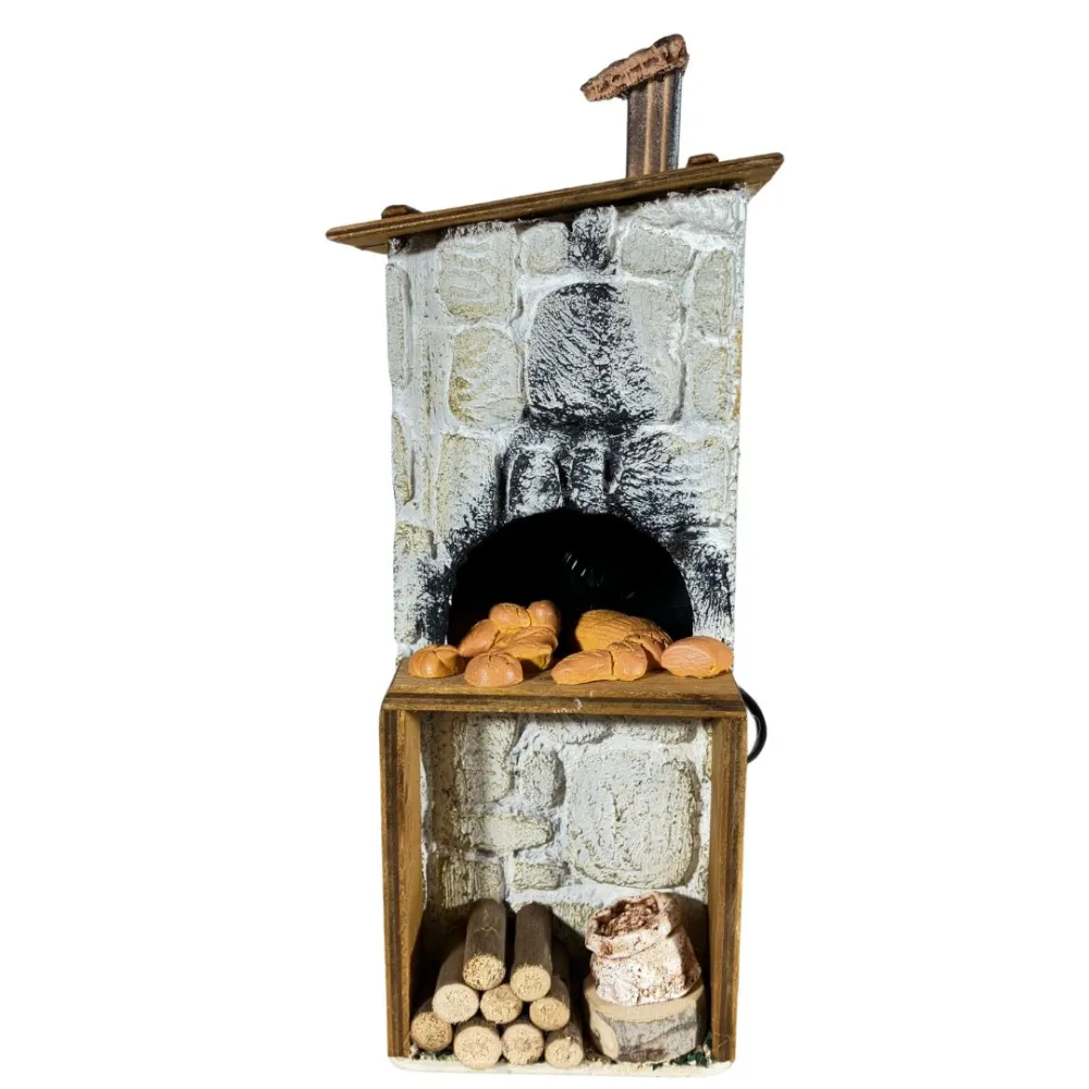 Oven with Bread for 15 cm Nativity Figures