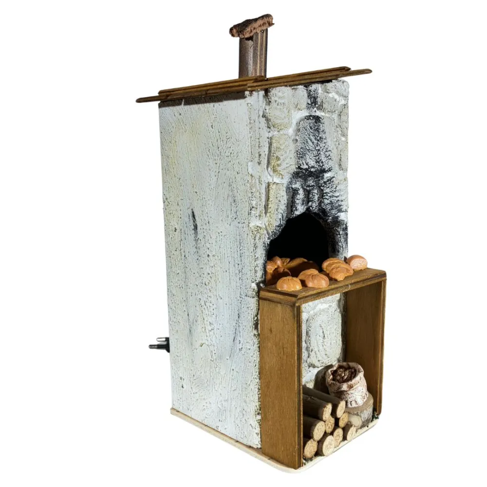 Oven with Bread for 15 cm Nativity Figures