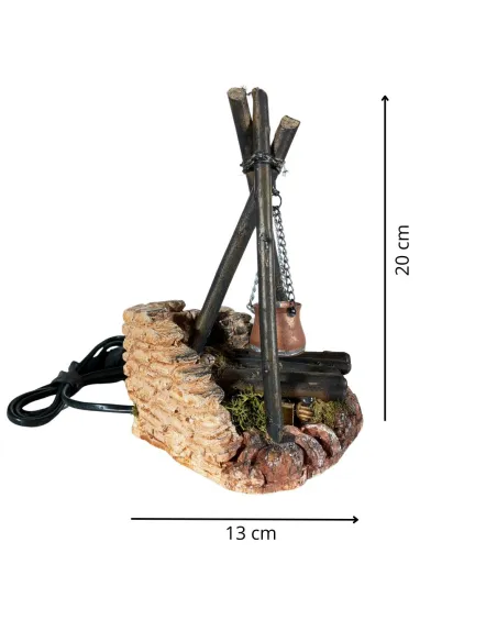 Campfire Brazier with Tripod for 12–15 cm Nativity Figures