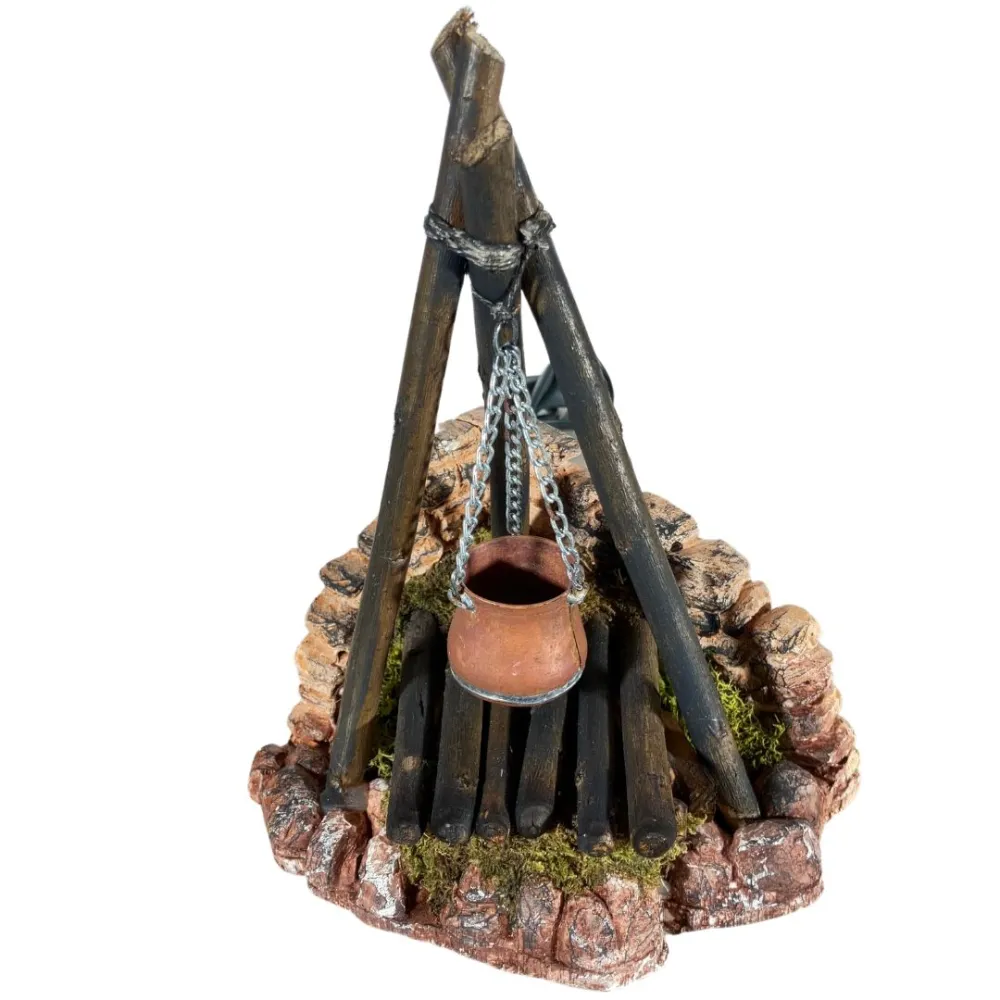 Campfire Brazier with Tripod for 12–15 cm Nativity Figures
