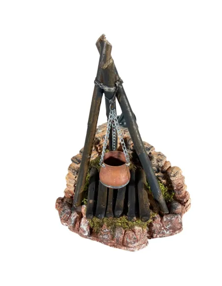 Campfire Brazier with Tripod for 12–15 cm Nativity Figures