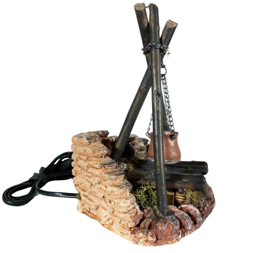 Campfire Brazier with Tripod for 12–15 cm Nativity Figures