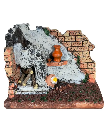 Antico focolare per statue da 6-8 cm