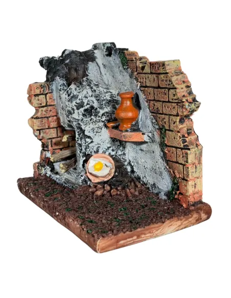 Antico focolare per statue da 6-8 cm