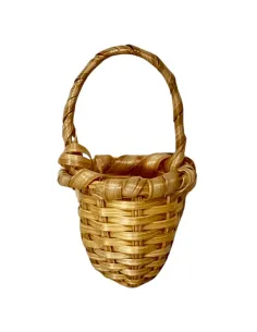 Wicker Basket with Handle for 10–12 cm Nativity Figures 2