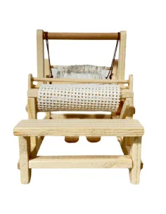 Light wood loom for 12 cm nativity figures 2