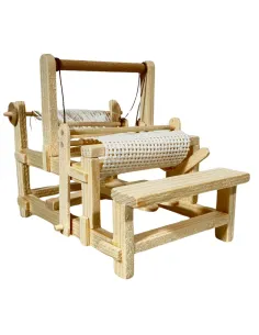 Telaio in legno chiaro per statue da 12 cm