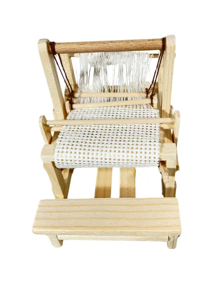 Telaio in legno chiaro per statue da 12 cm