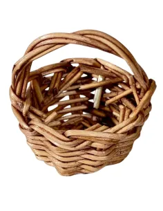 Cestino con manico in vimini per statue da 12-15 cm 2