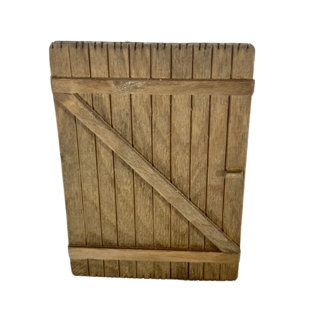 Single wooden shutter for 25 cm Nativity figures
