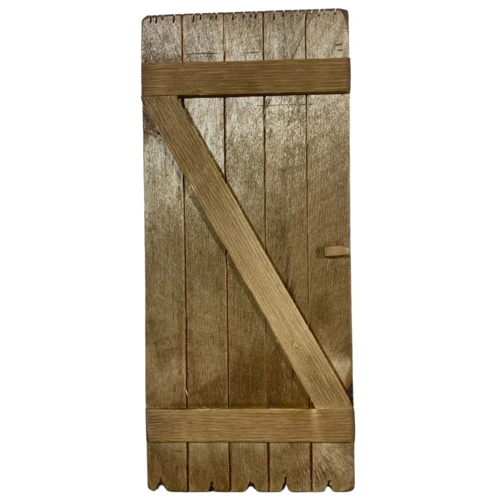 Wooden gate for 10 cm Nativity figures