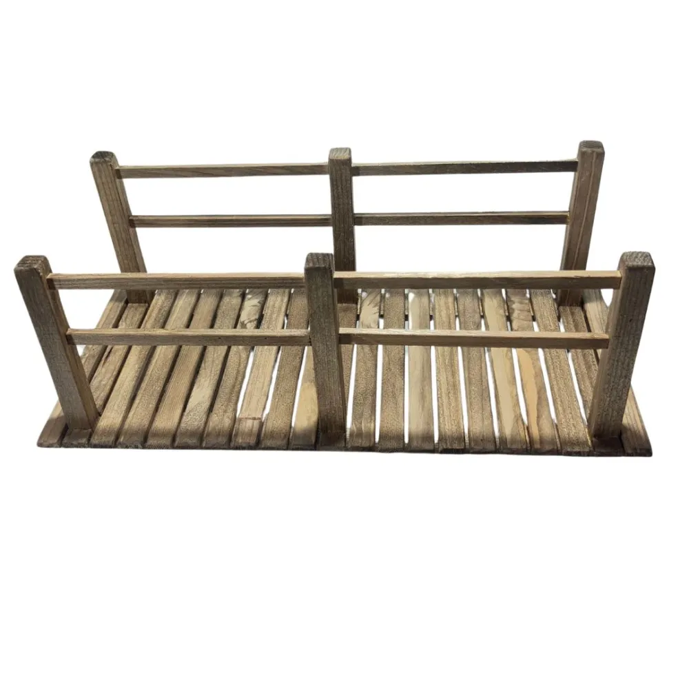 Wooden bridge for 10 cm Nativity figures