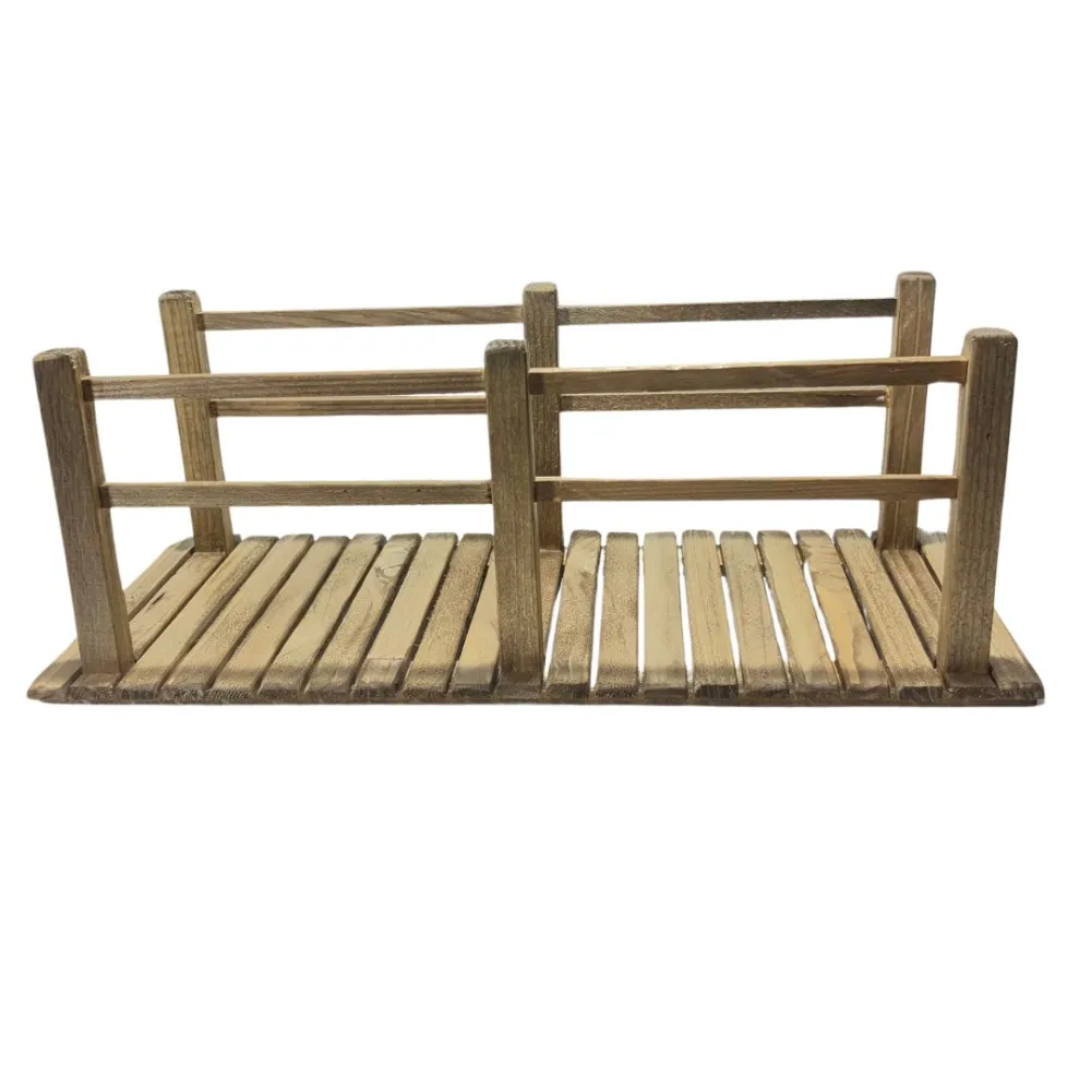 Wooden bridge for 10 cm Nativity figures