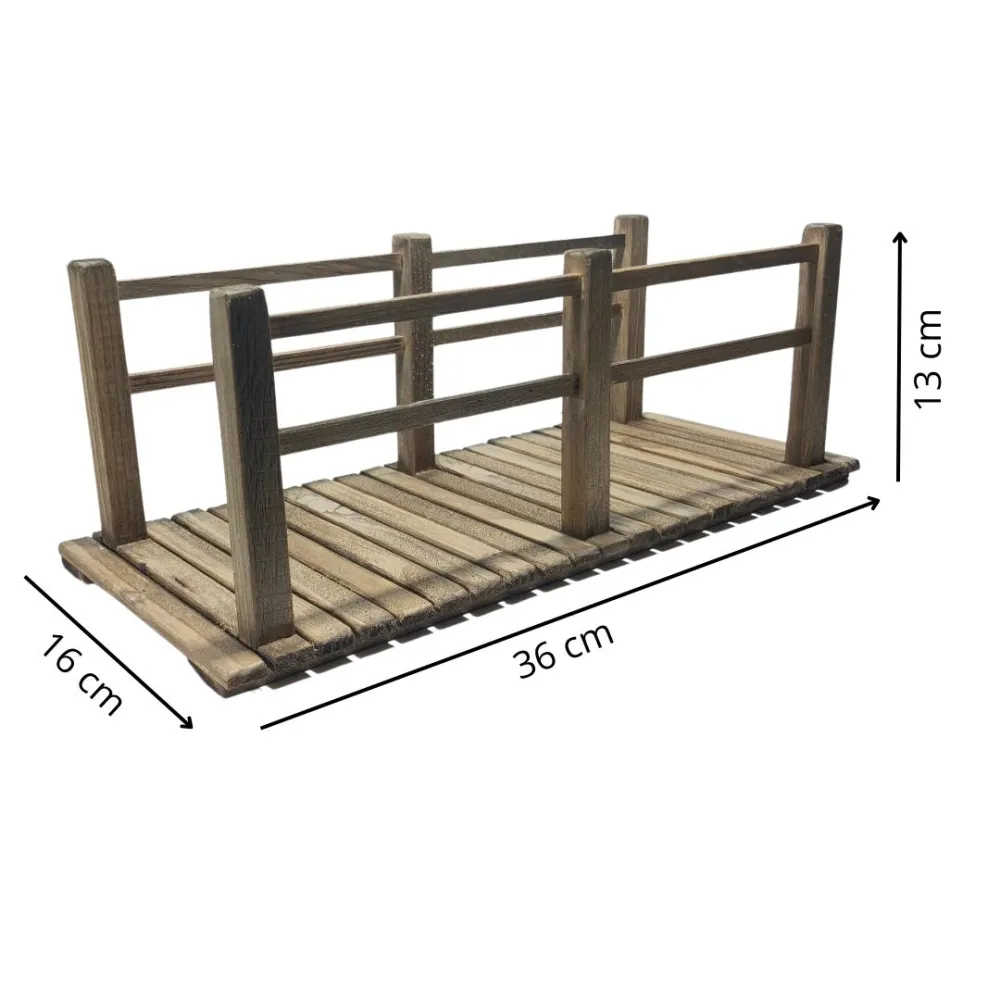 Wooden bridge for 30 cm Nativity figures