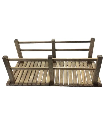 Ponte in legno per statue da 30 cm