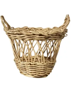 Cestino doppio manico in vimini per statue da 30 cm 2