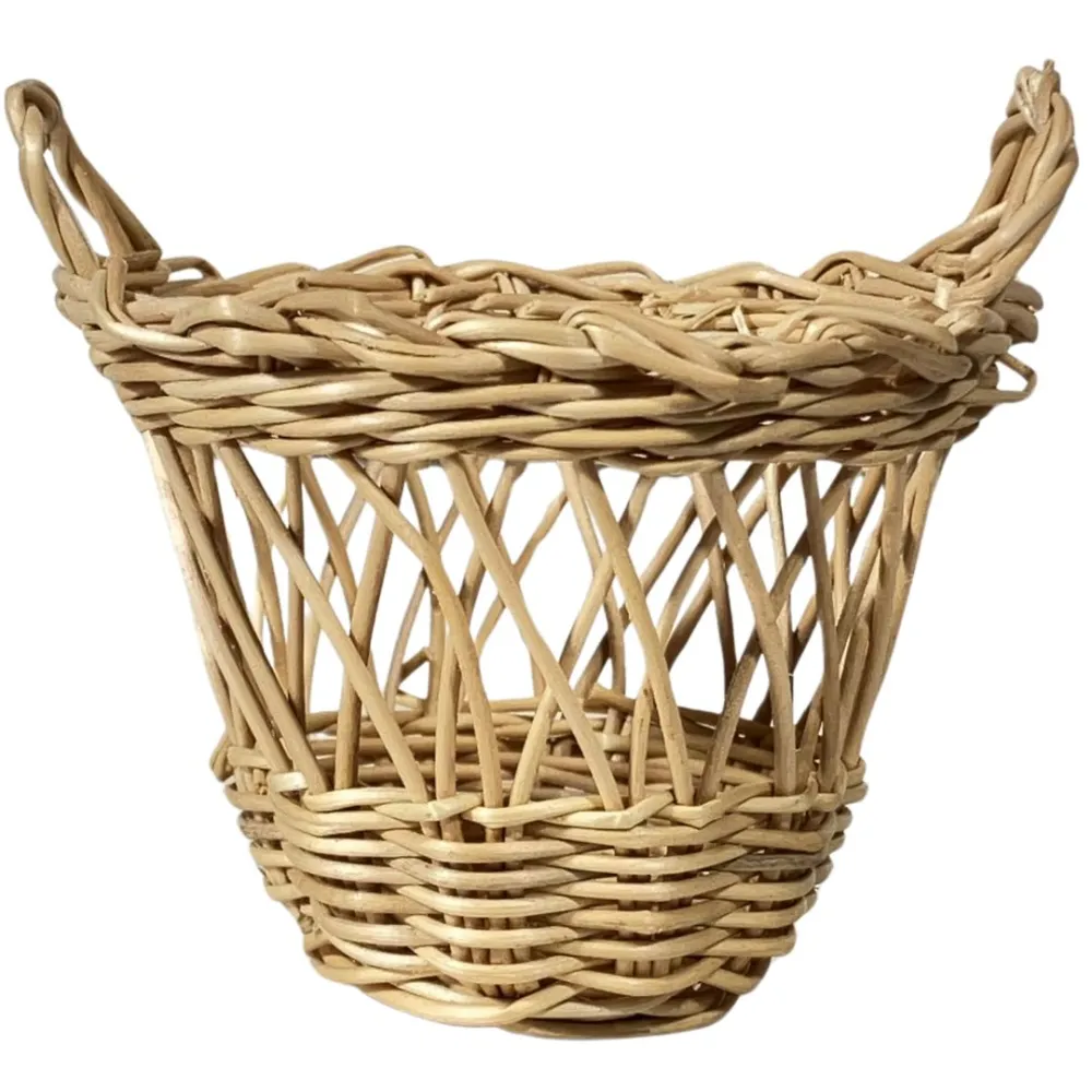 Double-Handled Wicker Basket for 30 cm Nativity Figures