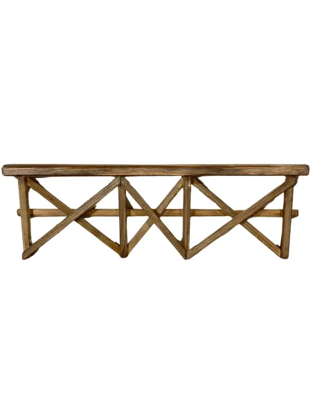 Staccionata in legno per statue da 10 cm