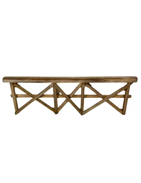 Staccionata in legno per statue da 15 cm