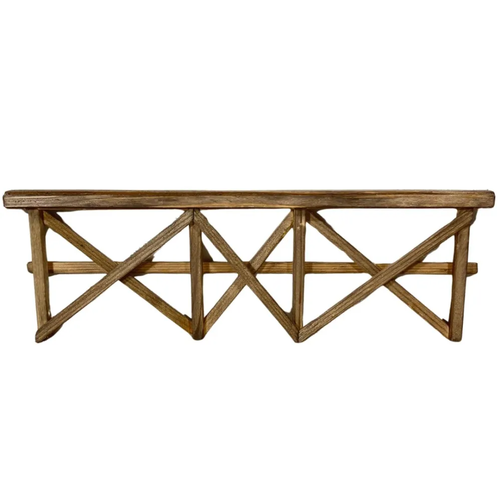 Wooden fence for 15 cm Nativity figures