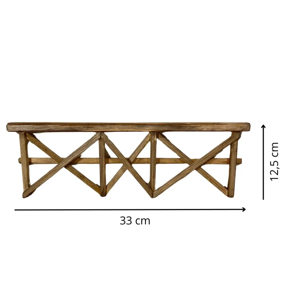 Wooden fence for 25 cm Nativity figures