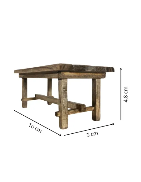 Wooden table for 10 cm Nativity figures