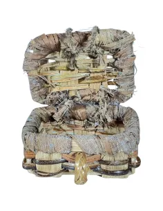 Wicker Storage Chest for 15–20 cm Nativity Figures