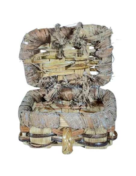 Wicker Storage Chest for 15–20 cm Nativity Figures