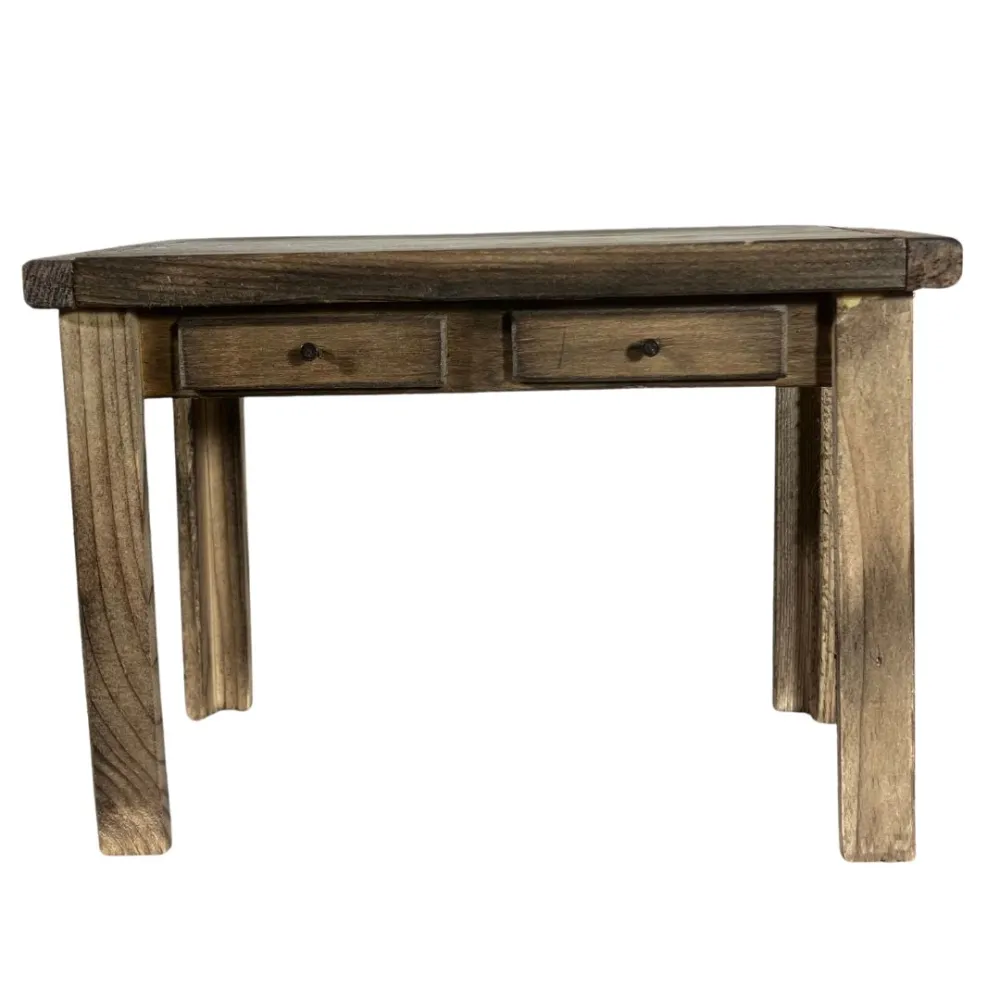 Wooden table with 2 drawers for 30 cm Nativity figures