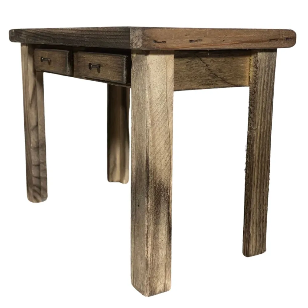 Wooden table with 2 drawers for 30 cm Nativity figures